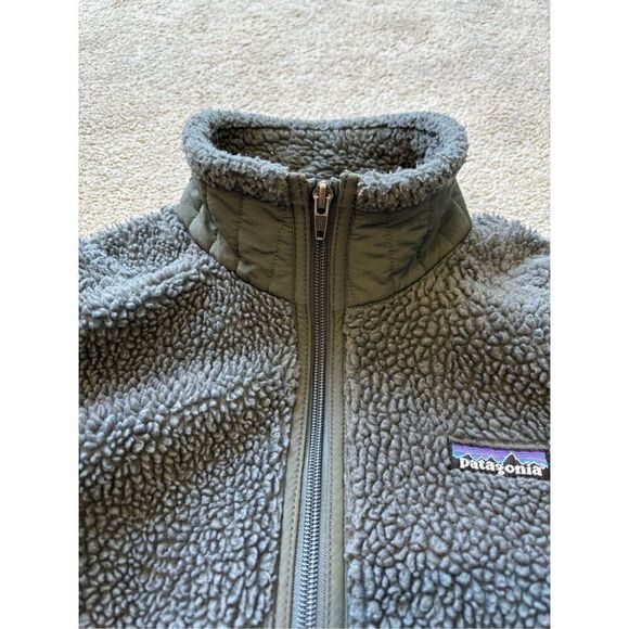Patagonia Retro-X Fleece Jacket dark moss Full Zip Sherpa, $199 Sm - Picture 4 of 9